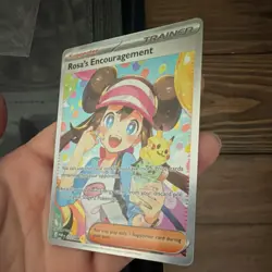Pokemon TCG Rosa's Encouragement 123/088 Perfect Order SIR Holo EN M/NM - Image 4