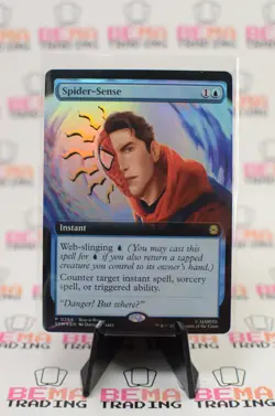 MTG Spider-Man Spider-Sense 0284 Extended Art Foil Buy-a-Box Promo NEW - Image 1