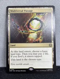 Multiversal Passage, SPM R 0180, MtG, Mint, READY TO SHIP - Image 1