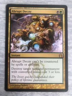 MTG Magic 1 x Abrupt Decay Return to Ravnica NM FREE SHIPPING - Image 1