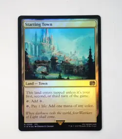 Starting Town Holo Foil Card ~ Final Fantasy Commander MTG (NM) - Image 1