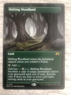 MTG Magic Shifting Woodland #357 Modern Horizons 3 - Borderless FREE SHIPPING - Image 1