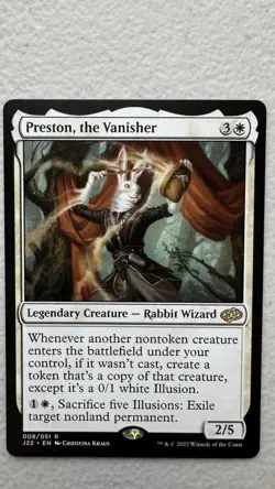 Preston, the Vanisher Legendary creature J22 #8 NM Condition MTG - Image 1