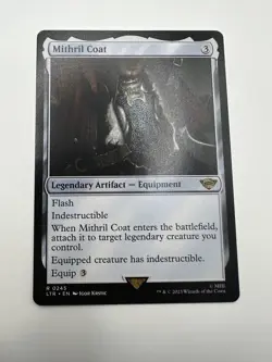 MTG Mithril Coat Lord of the Rings: Tales of Middle-Earth Regular Indestructible - Image 2