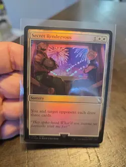 1x MTG Final Fantasy Commander, Secret Rendezvous 0219 - Foil Barrett & Cloud - Image 1