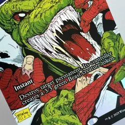 NM Borderless Beast Within MTG Marvel's Spider-Man, Magic the Gathering, 33 Foil - Image 2