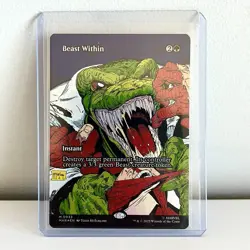 NM Borderless Beast Within MTG Marvel's Spider-Man, Magic the Gathering, 33 Foil - Image 3