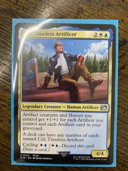 MTG Cid, Timeless Artificer 412 Final Fantasy Magic the Gathering NM Condition - Image 1