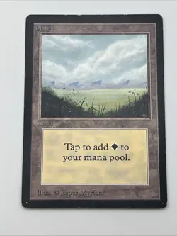 Plains Alpha 1993 Moderate Magic The Gathering Mtg Land - Image 4