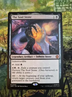 NM The Soul Stone, MTG, Marvel's Spider-Man, Magic the Gathering - Image 1