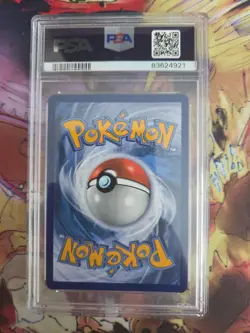 2021 POKEMON SM BLACK STAR PROMO #SM247 FULL ART/RESHIRAM & CHARIZARD GX PSA 9 - Image 2