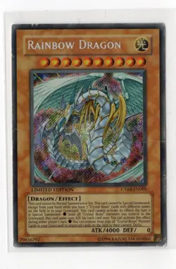 Yugioh Rainbow Dragon CT04-EN005 2007 Collectors Tin Limited Edition HP - Image 1