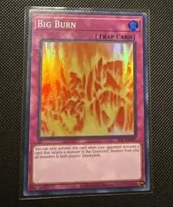 NM-Big Burn-IOC-EN047 25th Anniversary-Super Rare-Unlimited-YuGiOh - Image 1