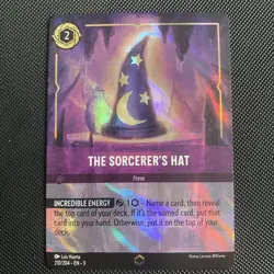 The Sorcerer's Hat 210/204 Enchanted Foil Into the Inklands Disney Lorcana - Image 2