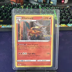 Pokemon TCG Charizard Pokemon Go 010/078 Rare Holo Card - Image 1