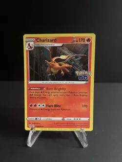 Pokemon TCG Charizard Pokemon Go 010/078 Rare Holo Card - Image 1