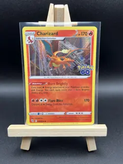 Pokemon TCG Charizard Pokemon Go 010/078 Holo Rare LP Condition - Image 1