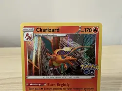Pokemon TCG Charizard Reverse Holo Rare Card 010/078 Pokemon Go NM - Image 3