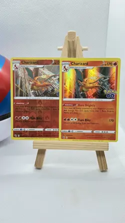 Pokemon TCG - Charizard 010/078 Holo Rare & Reverse Holo - Pokemon GO Near Mint - Image 1