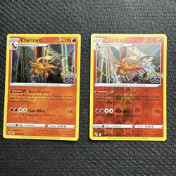 Pokemon TCG - Charizard 010/078 Holo Rare & Reverse Holo - Pokemon GO Near Mint - Image 2