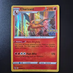 Pokemon TCG Charizard 010/078 | Pokemon GO | NM | Holo Rare - Image 1