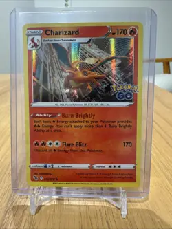 Pokemon TCG Charizard Holo Rare Card 2022 010/078 Pokemon Go - Image 4