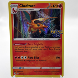 Pokemon TCG Charizard 010/078 Holo Rare Pokemon GO Fire Starter Stage 2 NM - Image 1