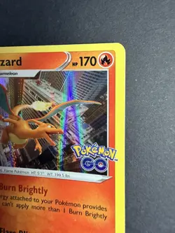 Pokemon TCG Charizard Holo Rare Card Pokemon Go, 010/078, Mint Condition - Image 5