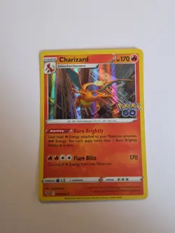 Pokemon TCG Charizard Pokemon Go 010/078 Reverse Holo Rare - Image 1
