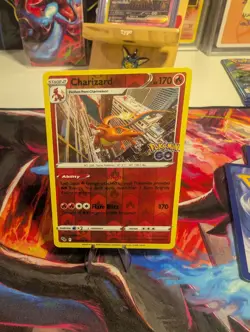 Pokemon TCG Charizard Pokemon Go 010/078 Reverse Holo Rare Card - Image 2