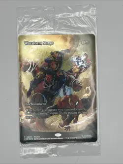 MTG Warstorm Surge FOIL Promo Card Only Avengers Armageddon Marvel Crossover - Image 1