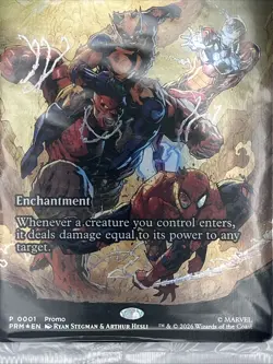 MTG Warstorm Surge FOIL Promo Card Only Avengers Armageddon Marvel Crossover - Image 3
