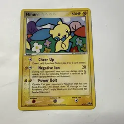 Minun 004/017 POP Series 3 Holo pokemon card - Image 3