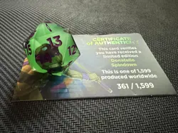 Sirius Ninja Turtles Donatello Spindown D20 Legendary TMNT MTG - Image 2