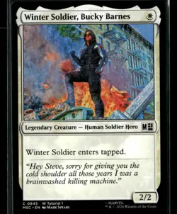 Winter Soldier, Bucky Barnes (0845) Marvel Super Heroes Magic: The Gathering NM - Image 1