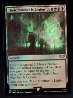 Their Number Is Legion 063/168 Rare Surge Foil Warhammer 40k MTG NM - Image 1
