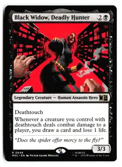 Black Widow, Deadly Hunter 648 MSC Magic: The Gathering - Image 1