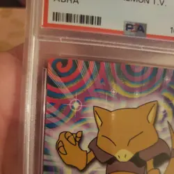 1999 Topps Pokemon TV #63 Abra Graded Trading Card PSA 4 Low Population Pokemon - Image 4