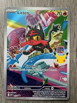 Pokemon First Partners Illustration Collection MEP Rowlet Litten Popplio - Image 5