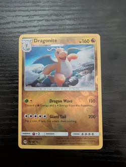 Dragonite Reverse Holo Rare Pokemon Trading Card Game SM Base Set 96/149 NM - Image 1