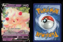 Alcremie V 022/073 Holo V Rare Champion's Path Pokemon Near Mint - Image 3