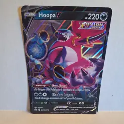Hoopa V SWSH176 Jumbo Cards Holo Pokemon TCG Oversized Card LP - Image 1