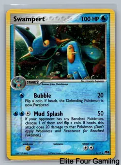 Swampert 5/17 Rare POP Series 1 Pokemon Holo Near Mint - Image 1