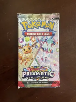 Pokemon Prismatic Evolutions NEW/SEALED Booster Pack ( random art ) - Image 3