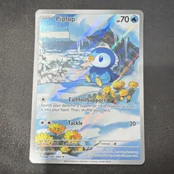 Piplup Illustration Rare Holo 098/094 Me02 Phantasmal Flames Pokemon TCG - Image 1