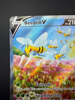 Beedrill V 161/189 Ultra Rare Astral Radiance Pokemon Near Mint - Image 3