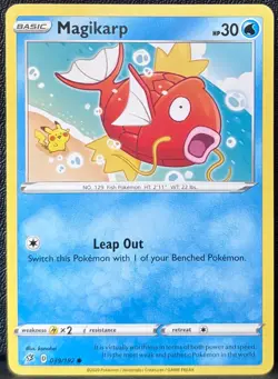 Magikarp 039/192 Common Rebel Clash Pokemon Near Mint - Image 1