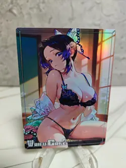 shinobu Trading Card Waifu Goddess Story Anime Girl holo Karte Manga Full Art - Image 1