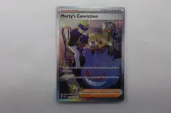 Morty’s Conviction 211/162 Temporal Forces SIR Trainer Pokemon TCG NM - Image 1