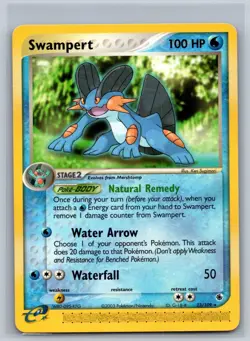 Swampert 23/109 Rare Ruby & Sapphire Pokemon Near Mint - Image 1